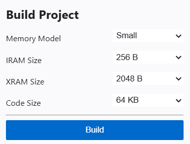 Build Menu